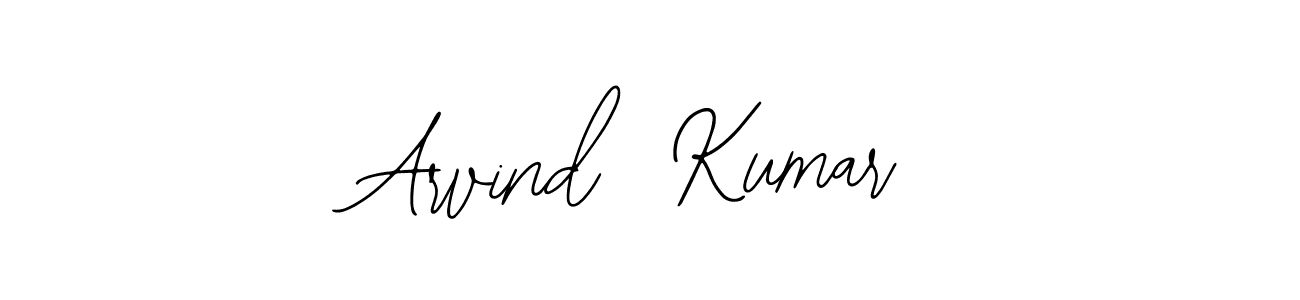 The best way (Bearetta-2O07w) to make a short signature is to pick only two or three words in your name. The name Arvind  Kumar include a total of six letters. For converting this name. Arvind  Kumar signature style 12 images and pictures png
