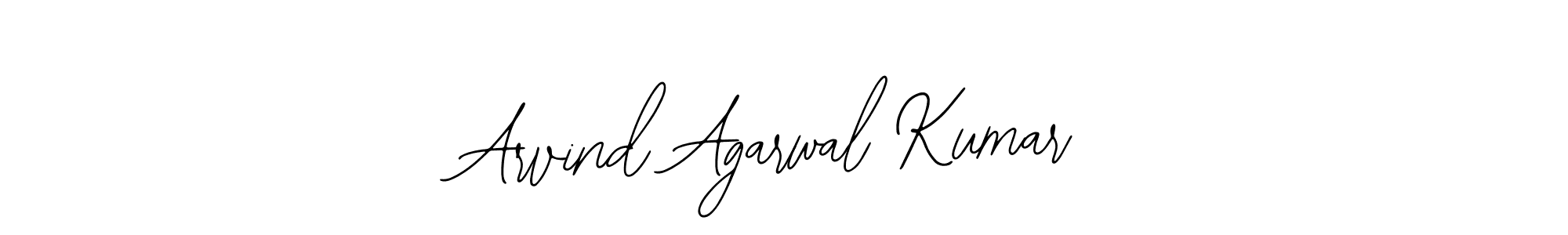 You should practise on your own different ways (Bearetta-2O07w) to write your name (Arvind Agarwal Kumar) in signature. don't let someone else do it for you. Arvind Agarwal Kumar signature style 12 images and pictures png