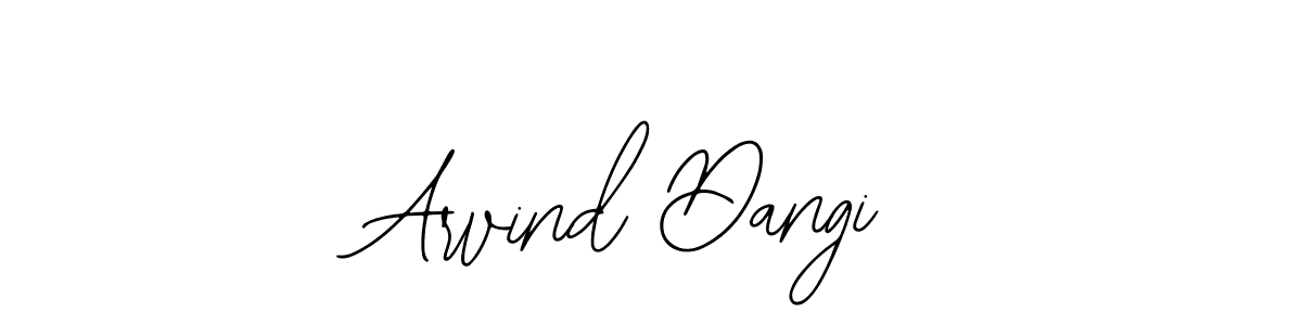 Also we have Arvind Dangi name is the best signature style. Create professional handwritten signature collection using Bearetta-2O07w autograph style. Arvind Dangi signature style 12 images and pictures png