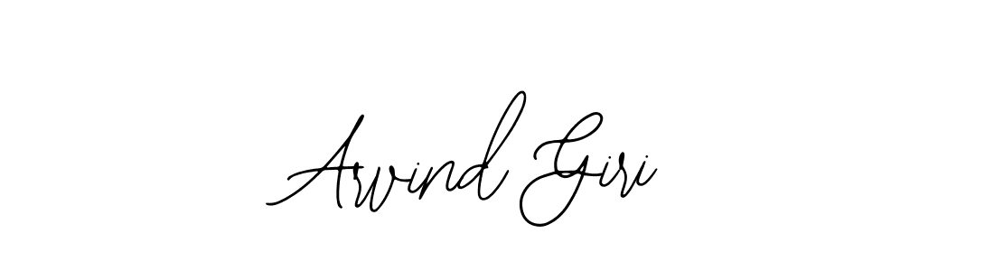 Design your own signature with our free online signature maker. With this signature software, you can create a handwritten (Bearetta-2O07w) signature for name Arvind Giri. Arvind Giri signature style 12 images and pictures png