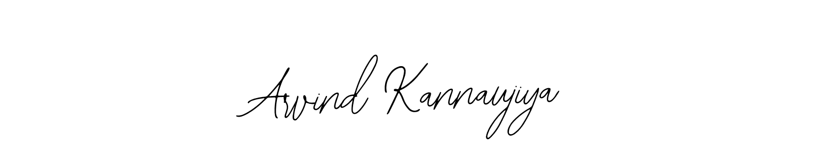 Use a signature maker to create a handwritten signature online. With this signature software, you can design (Bearetta-2O07w) your own signature for name Arvind Kannaujiya. Arvind Kannaujiya signature style 12 images and pictures png