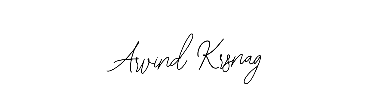 Design your own signature with our free online signature maker. With this signature software, you can create a handwritten (Bearetta-2O07w) signature for name Arvind Krsnag. Arvind Krsnag signature style 12 images and pictures png