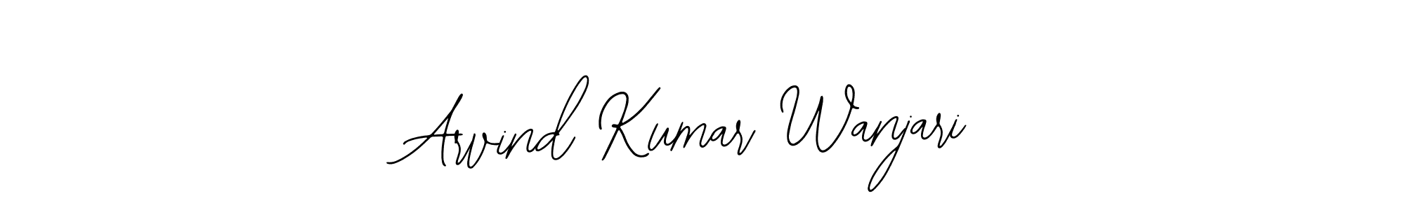 Also You can easily find your signature by using the search form. We will create Arvind Kumar Wanjari name handwritten signature images for you free of cost using Bearetta-2O07w sign style. Arvind Kumar Wanjari signature style 12 images and pictures png