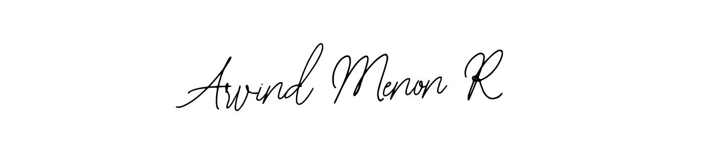 Create a beautiful signature design for name Arvind Menon R. With this signature (Bearetta-2O07w) fonts, you can make a handwritten signature for free. Arvind Menon R signature style 12 images and pictures png