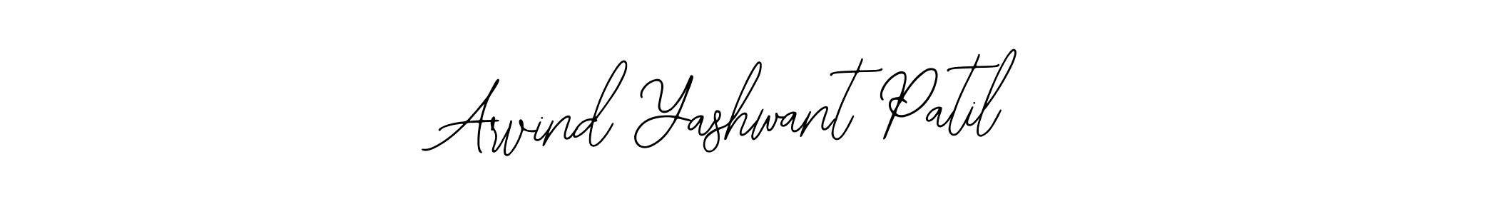 How to make Arvind Yashwant Patil name signature. Use Bearetta-2O07w style for creating short signs online. This is the latest handwritten sign. Arvind Yashwant Patil signature style 12 images and pictures png
