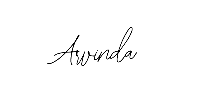 Design your own signature with our free online signature maker. With this signature software, you can create a handwritten (Bearetta-2O07w) signature for name Arvinda. Arvinda signature style 12 images and pictures png