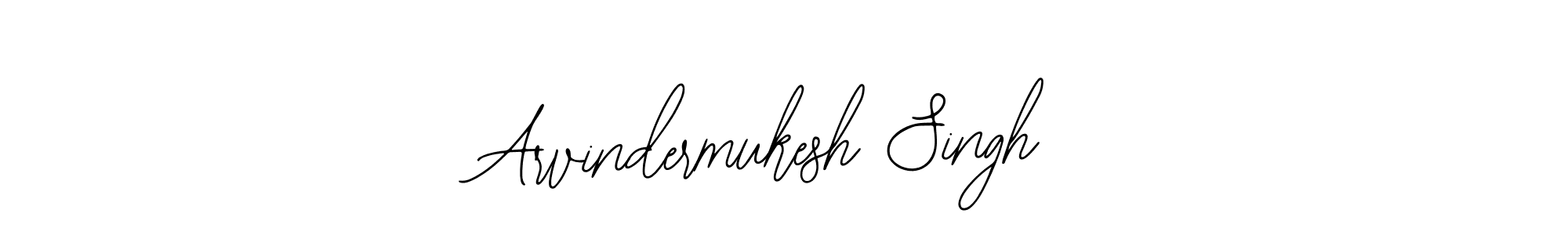 You should practise on your own different ways (Bearetta-2O07w) to write your name (Arvindermukesh Singh) in signature. don't let someone else do it for you. Arvindermukesh Singh signature style 12 images and pictures png