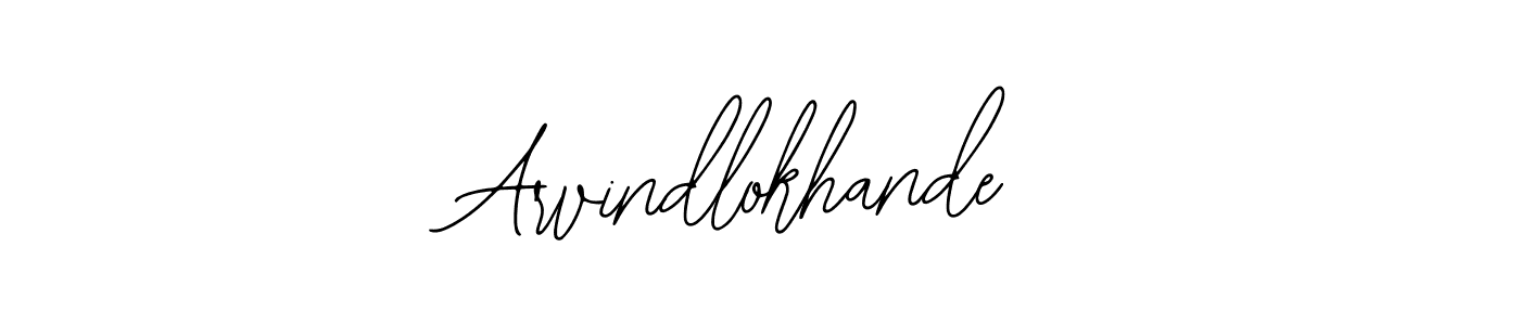 Design your own signature with our free online signature maker. With this signature software, you can create a handwritten (Bearetta-2O07w) signature for name Arvindlokhande. Arvindlokhande signature style 12 images and pictures png