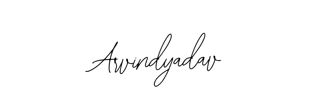 Use a signature maker to create a handwritten signature online. With this signature software, you can design (Bearetta-2O07w) your own signature for name Arvindyadav. Arvindyadav signature style 12 images and pictures png