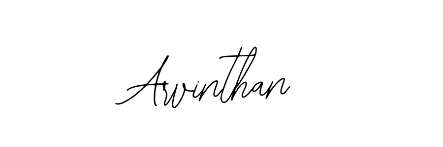 How to make Arvinthan signature? Bearetta-2O07w is a professional autograph style. Create handwritten signature for Arvinthan name. Arvinthan signature style 12 images and pictures png