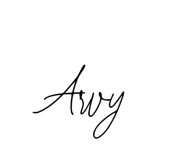 Use a signature maker to create a handwritten signature online. With this signature software, you can design (Bearetta-2O07w) your own signature for name Arvy. Arvy signature style 12 images and pictures png