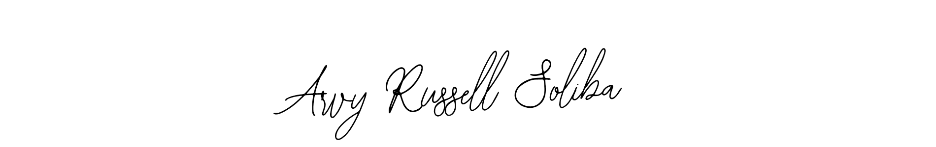 It looks lik you need a new signature style for name Arvy Russell Soliba. Design unique handwritten (Bearetta-2O07w) signature with our free signature maker in just a few clicks. Arvy Russell Soliba signature style 12 images and pictures png