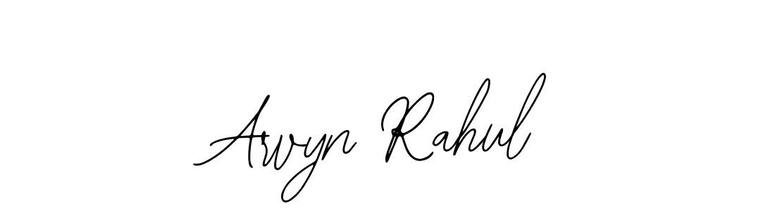 Make a short Arvyn Rahul signature style. Manage your documents anywhere anytime using Bearetta-2O07w. Create and add eSignatures, submit forms, share and send files easily. Arvyn Rahul signature style 12 images and pictures png