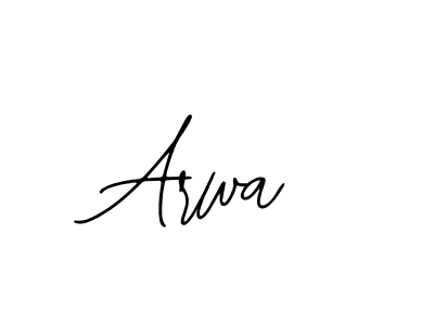 Design your own signature with our free online signature maker. With this signature software, you can create a handwritten (Bearetta-2O07w) signature for name Arwa. Arwa signature style 12 images and pictures png