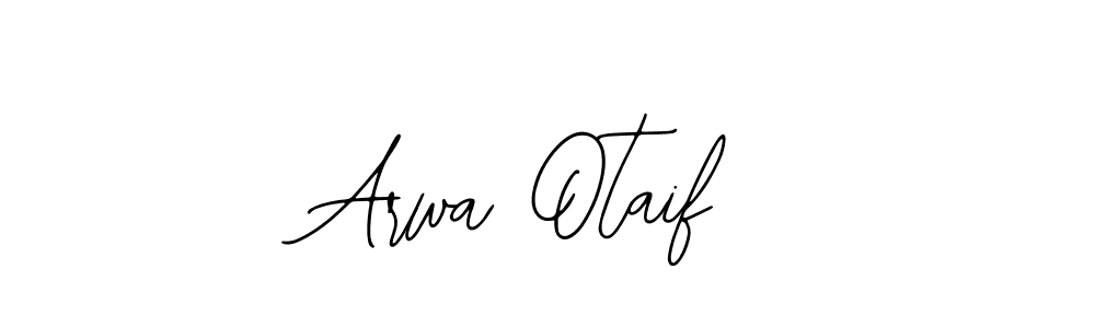 Make a beautiful signature design for name Arwa Otaif. With this signature (Bearetta-2O07w) style, you can create a handwritten signature for free. Arwa Otaif signature style 12 images and pictures png