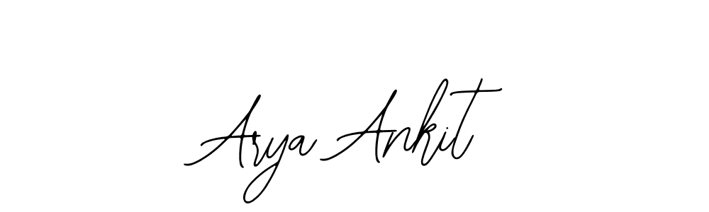 Use a signature maker to create a handwritten signature online. With this signature software, you can design (Bearetta-2O07w) your own signature for name Arya Ankit. Arya Ankit signature style 12 images and pictures png