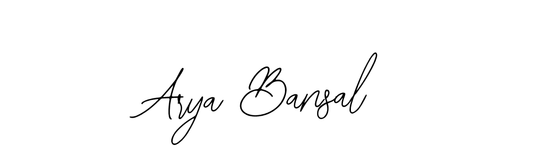 Make a beautiful signature design for name Arya Bansal. With this signature (Bearetta-2O07w) style, you can create a handwritten signature for free. Arya Bansal signature style 12 images and pictures png