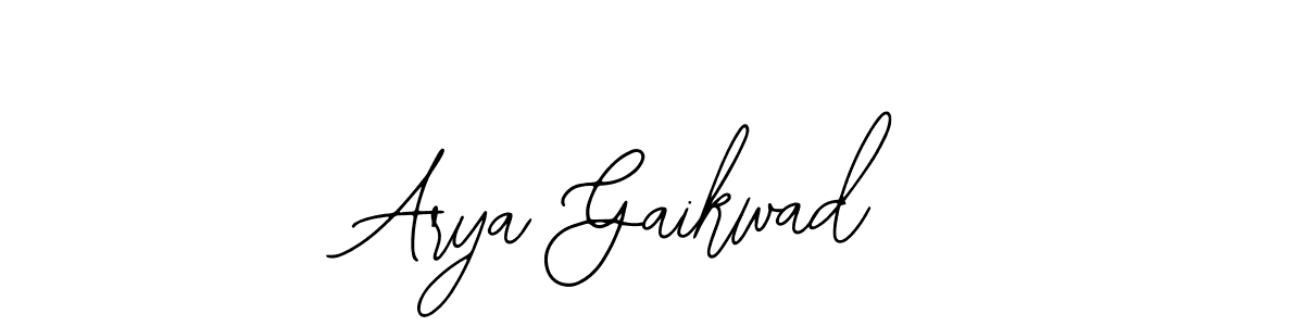 Similarly Bearetta-2O07w is the best handwritten signature design. Signature creator online .You can use it as an online autograph creator for name Arya Gaikwad. Arya Gaikwad signature style 12 images and pictures png