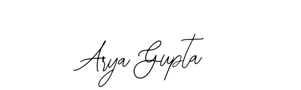 How to make Arya Gupta name signature. Use Bearetta-2O07w style for creating short signs online. This is the latest handwritten sign. Arya Gupta signature style 12 images and pictures png