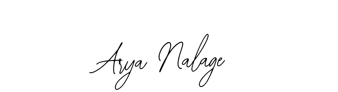 Create a beautiful signature design for name Arya Nalage. With this signature (Bearetta-2O07w) fonts, you can make a handwritten signature for free. Arya Nalage signature style 12 images and pictures png