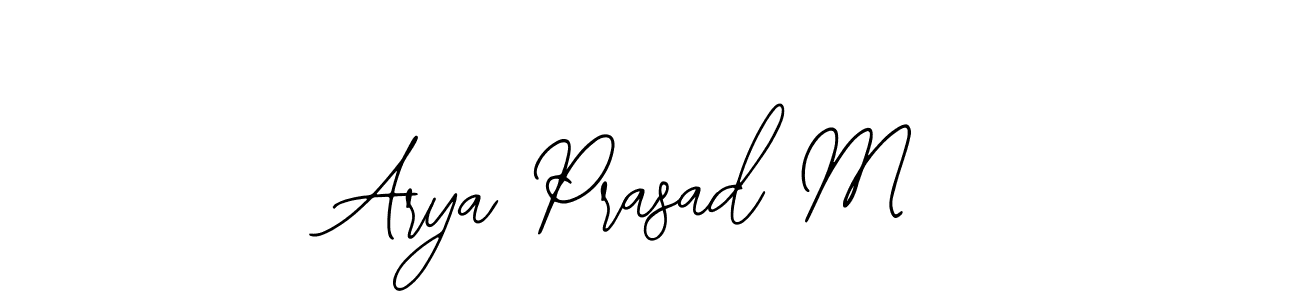 How to Draw Arya Prasad M signature style? Bearetta-2O07w is a latest design signature styles for name Arya Prasad M. Arya Prasad M signature style 12 images and pictures png