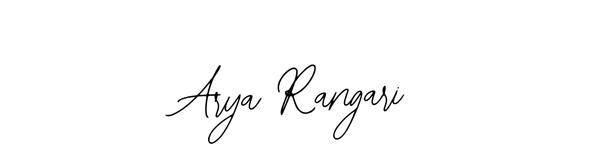 Also we have Arya Rangari name is the best signature style. Create professional handwritten signature collection using Bearetta-2O07w autograph style. Arya Rangari signature style 12 images and pictures png