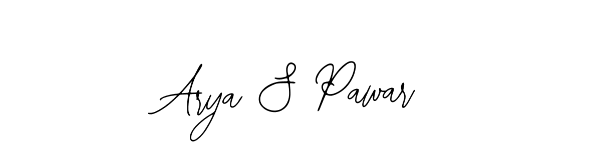 Create a beautiful signature design for name Arya S Pawar. With this signature (Bearetta-2O07w) fonts, you can make a handwritten signature for free. Arya S Pawar signature style 12 images and pictures png
