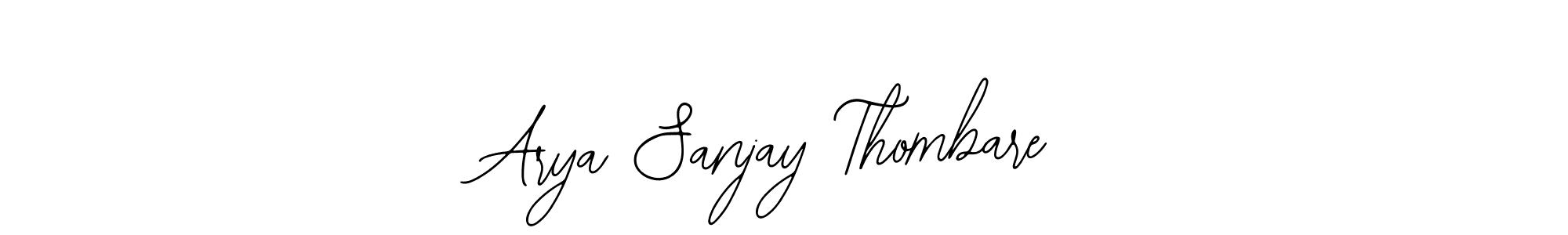 Also we have Arya Sanjay Thombare name is the best signature style. Create professional handwritten signature collection using Bearetta-2O07w autograph style. Arya Sanjay Thombare signature style 12 images and pictures png