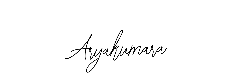 You should practise on your own different ways (Bearetta-2O07w) to write your name (Aryakumara) in signature. don't let someone else do it for you. Aryakumara signature style 12 images and pictures png