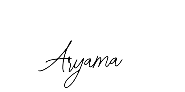 Use a signature maker to create a handwritten signature online. With this signature software, you can design (Bearetta-2O07w) your own signature for name Aryama. Aryama signature style 12 images and pictures png