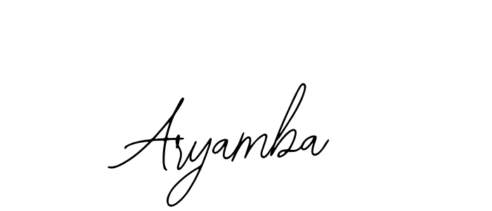 Use a signature maker to create a handwritten signature online. With this signature software, you can design (Bearetta-2O07w) your own signature for name Aryamba. Aryamba signature style 12 images and pictures png