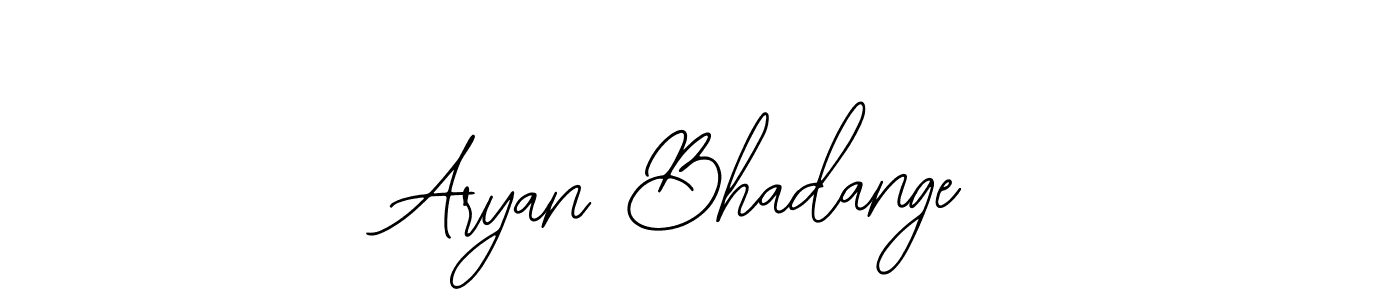 Make a beautiful signature design for name Aryan Bhadange. With this signature (Bearetta-2O07w) style, you can create a handwritten signature for free. Aryan Bhadange signature style 12 images and pictures png