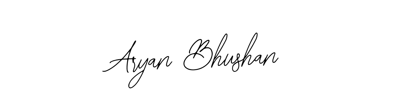 You should practise on your own different ways (Bearetta-2O07w) to write your name (Aryan Bhushan) in signature. don't let someone else do it for you. Aryan Bhushan signature style 12 images and pictures png