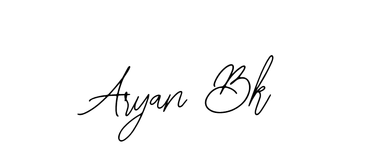 You should practise on your own different ways (Bearetta-2O07w) to write your name (Aryan Bk) in signature. don't let someone else do it for you. Aryan Bk signature style 12 images and pictures png
