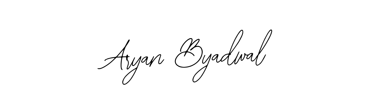 You can use this online signature creator to create a handwritten signature for the name Aryan Byadwal. This is the best online autograph maker. Aryan Byadwal signature style 12 images and pictures png