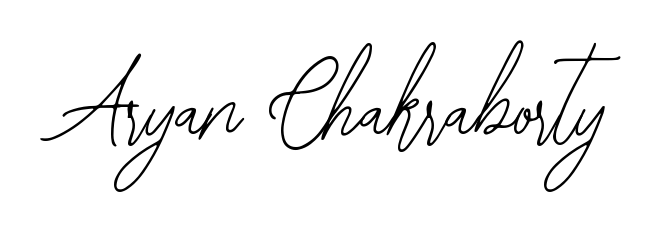 Master the art of signing with Aryan Chakraborty written in fluent Bearetta-2O07w script. A great template to practice and refine your handwriting. Aryan Chakraborty signature style 12 images and pictures png