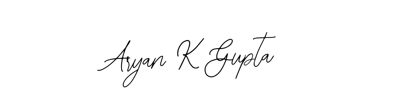 if you are searching for the best signature style for your name Aryan K Gupta. so please give up your signature search. here we have designed multiple signature styles  using Bearetta-2O07w. Aryan K Gupta signature style 12 images and pictures png