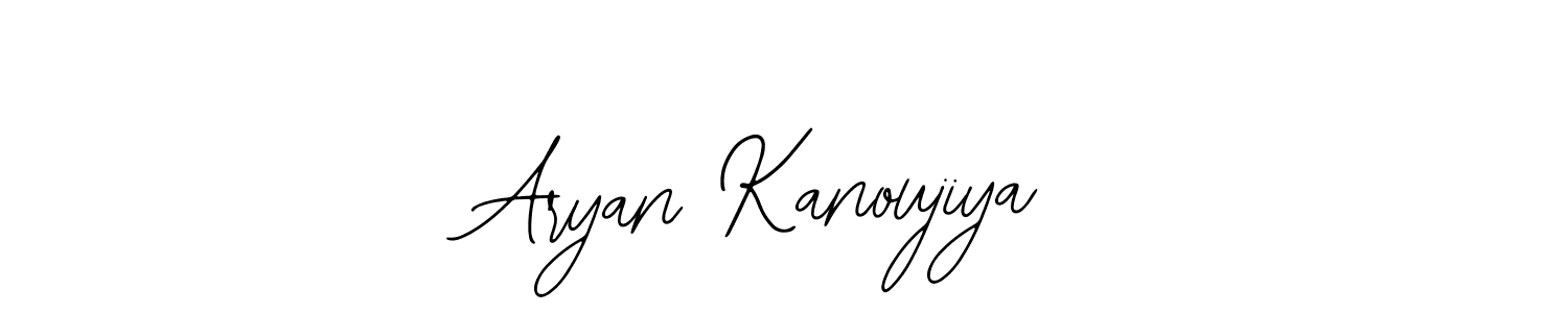 Bearetta-2O07w is a professional signature style that is perfect for those who want to add a touch of class to their signature. It is also a great choice for those who want to make their signature more unique. Get Aryan Kanoujiya name to fancy signature for free. Aryan Kanoujiya signature style 12 images and pictures png