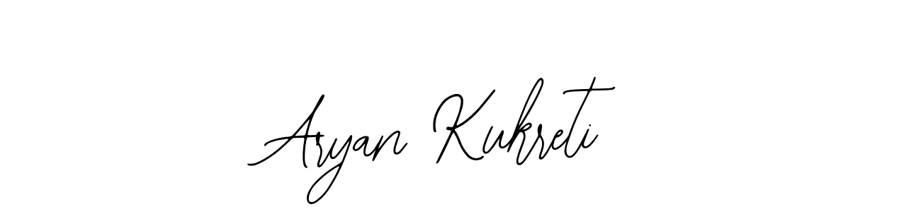 Similarly Bearetta-2O07w is the best handwritten signature design. Signature creator online .You can use it as an online autograph creator for name Aryan Kukreti. Aryan Kukreti signature style 12 images and pictures png