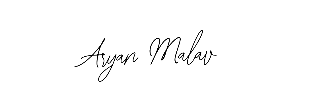 Design your own signature with our free online signature maker. With this signature software, you can create a handwritten (Bearetta-2O07w) signature for name Aryan Malav. Aryan Malav signature style 12 images and pictures png