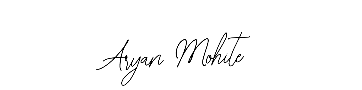 Similarly Bearetta-2O07w is the best handwritten signature design. Signature creator online .You can use it as an online autograph creator for name Aryan Mohite. Aryan Mohite signature style 12 images and pictures png
