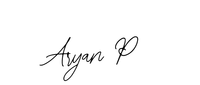 How to make Aryan P signature? Bearetta-2O07w is a professional autograph style. Create handwritten signature for Aryan P name. Aryan P signature style 12 images and pictures png