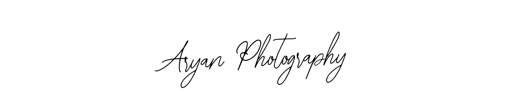 Design your own signature with our free online signature maker. With this signature software, you can create a handwritten (Bearetta-2O07w) signature for name Aryan Photography. Aryan Photography signature style 12 images and pictures png