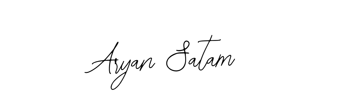 Aryan Satam stylish signature style. Best Handwritten Sign (Bearetta-2O07w) for my name. Handwritten Signature Collection Ideas for my name Aryan Satam. Aryan Satam signature style 12 images and pictures png