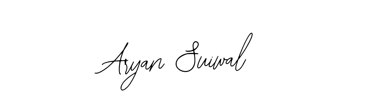 The best way (Bearetta-2O07w) to make a short signature is to pick only two or three words in your name. The name Aryan Suiwal include a total of six letters. For converting this name. Aryan Suiwal signature style 12 images and pictures png