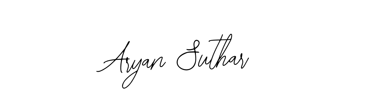 Create a beautiful signature design for name Aryan Suthar. With this signature (Bearetta-2O07w) fonts, you can make a handwritten signature for free. Aryan Suthar signature style 12 images and pictures png