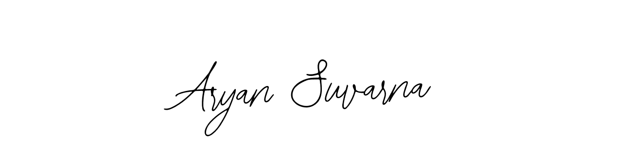 if you are searching for the best signature style for your name Aryan Suvarna. so please give up your signature search. here we have designed multiple signature styles  using Bearetta-2O07w. Aryan Suvarna signature style 12 images and pictures png
