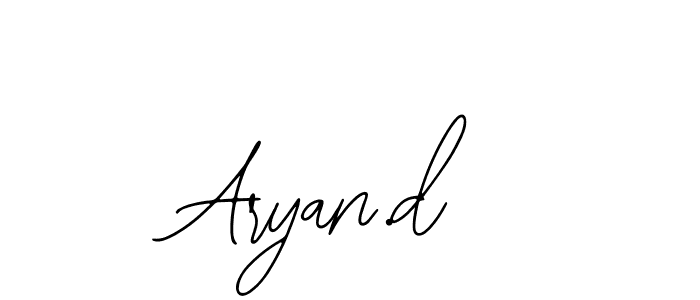 How to make Aryan.d signature? Bearetta-2O07w is a professional autograph style. Create handwritten signature for Aryan.d name. Aryan.d signature style 12 images and pictures png