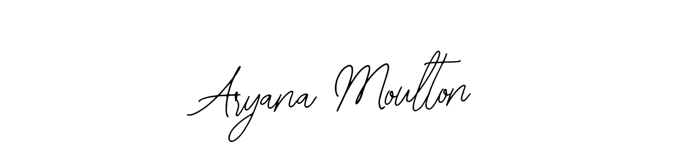 Make a beautiful signature design for name Aryana Moulton. Use this online signature maker to create a handwritten signature for free. Aryana Moulton signature style 12 images and pictures png