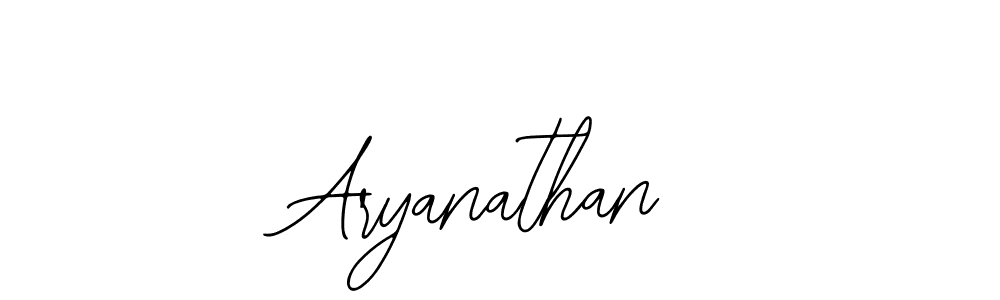 Use a signature maker to create a handwritten signature online. With this signature software, you can design (Bearetta-2O07w) your own signature for name Aryanathan. Aryanathan signature style 12 images and pictures png